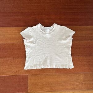 Light pink ribbed crop top from Brandy Melville/John Galt